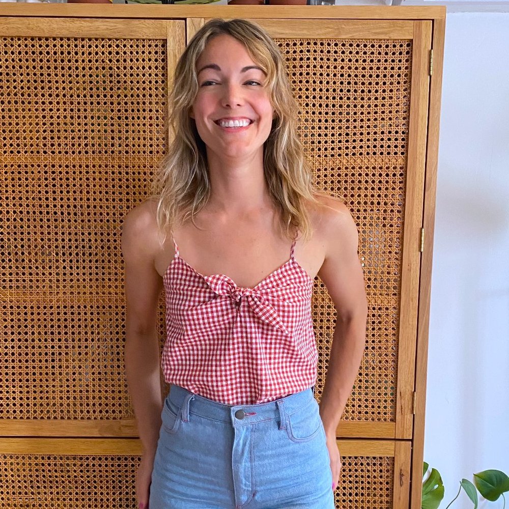 Sezane picnic style tank
